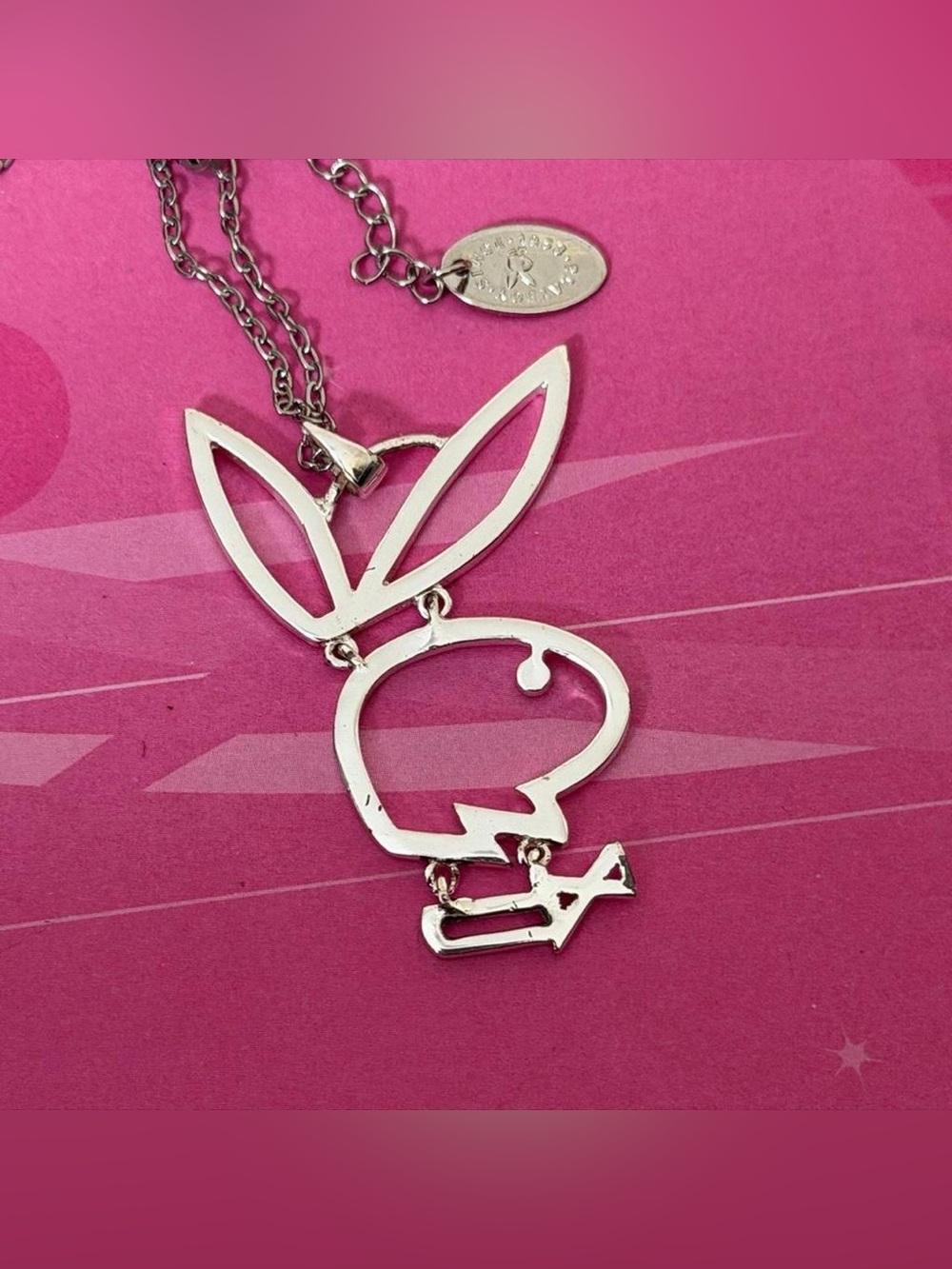 Playboy Y2K bunny necklace - Picture 5 of 6